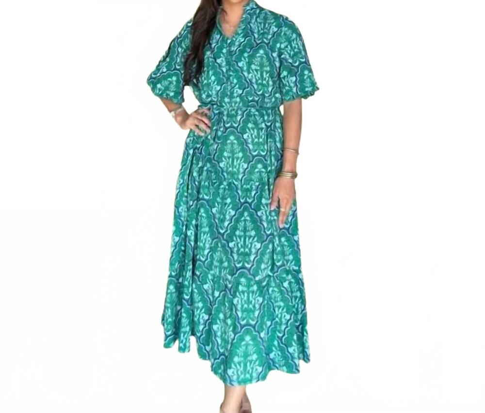 NEW LAYERZ CLOTHING the nova floral dress in teal